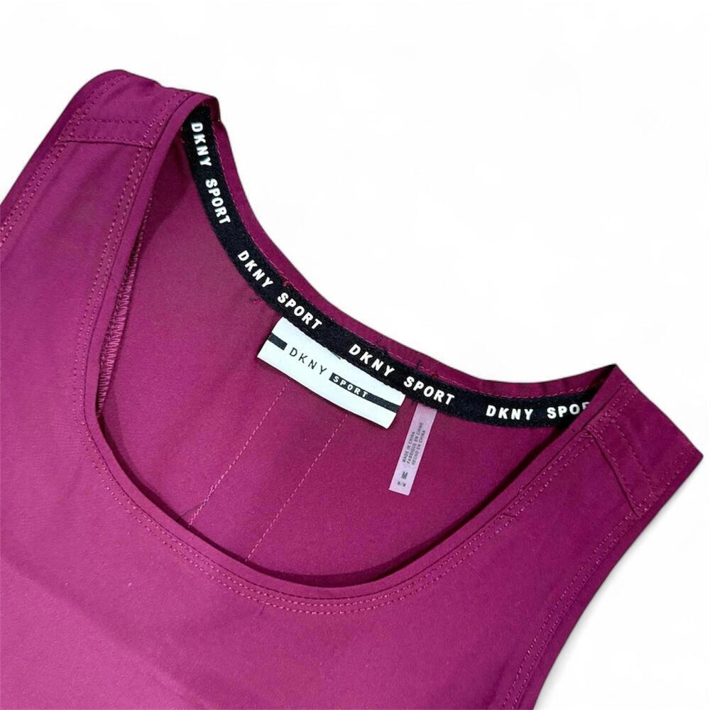DKNY Womens Racerback Logo Back Tank Top Size M - Picture 3 of 4